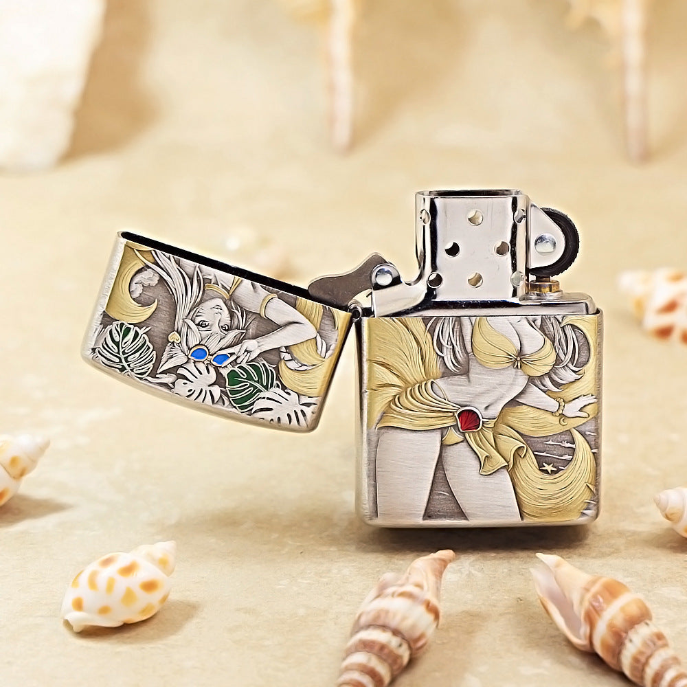 Zippo Masterpiece Art of Beach Goddess Ahri DS200
