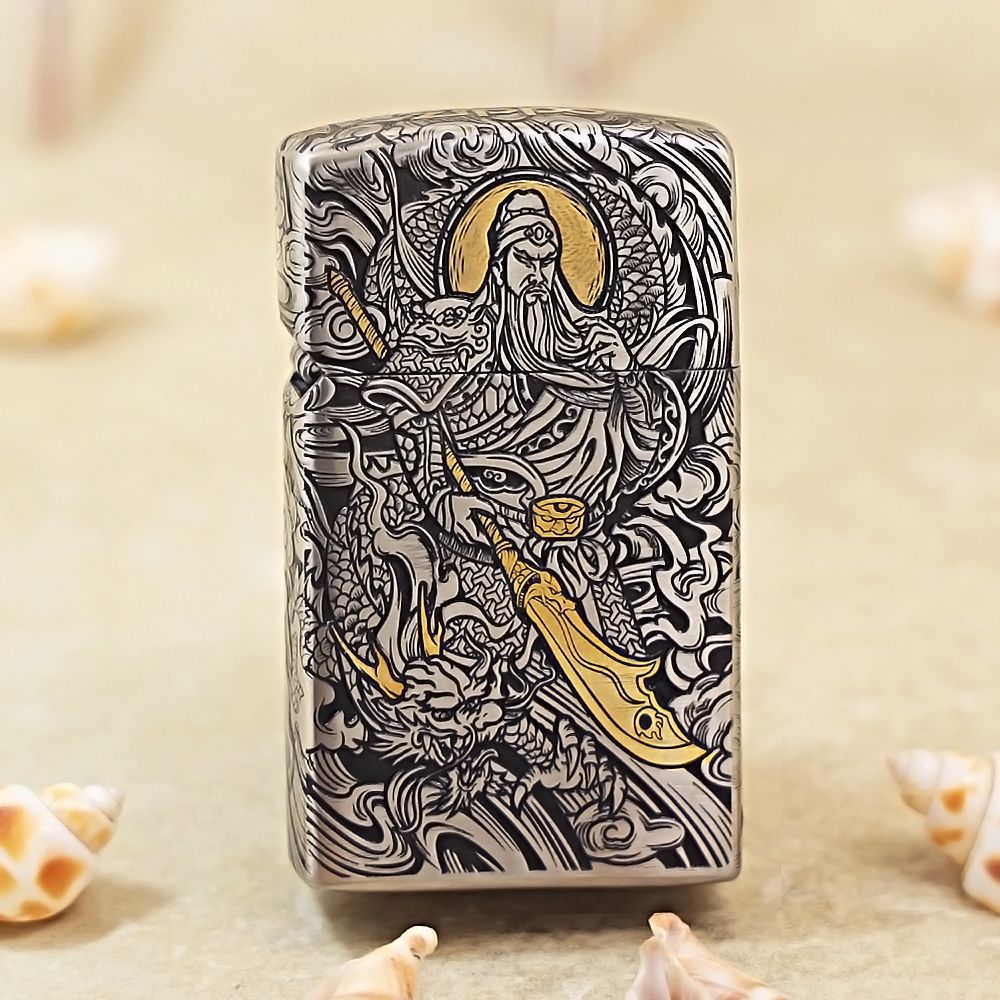 Zippo Steel Armor Guan Yu Relief DS352