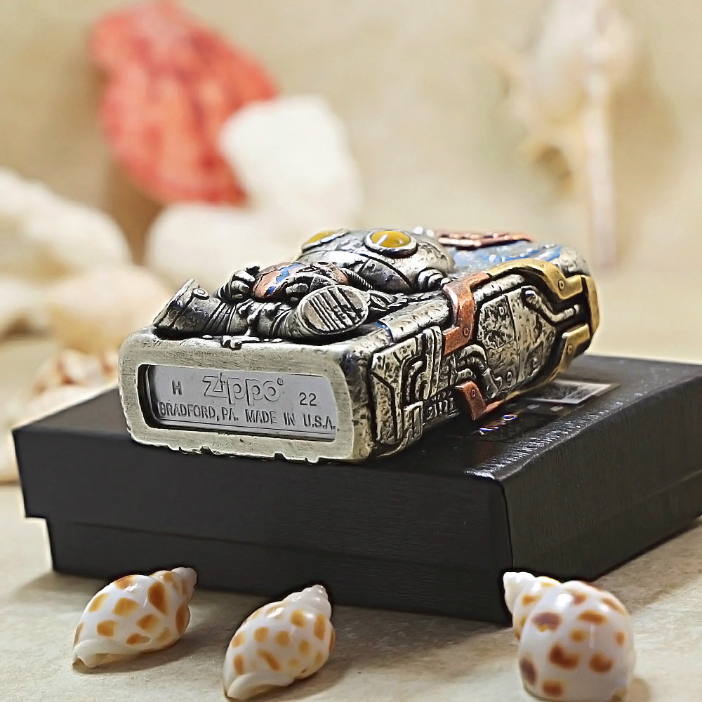 Zippo Armor Metal Cute Robot Pattern 205-DS326