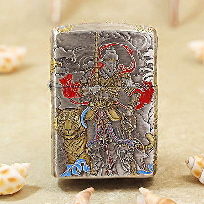 Zippo Antique Silver Plated –God of Wealth 162-DS220
