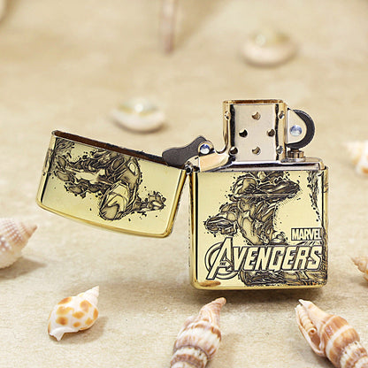 Zippo Exquisitely Deep-Engraved Iron Man & Avengers 168-DS464