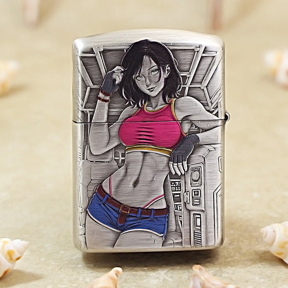 Zippo Female Biker Design 162-DS227