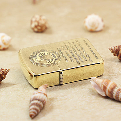 Zippo 1941 Replica High Polish Brass '50th Anniversary' - CC28