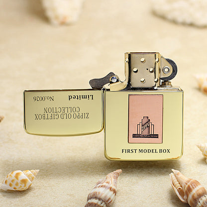 Zippo 1941 Replica High Polish Brass 'First Model Box' - CC34