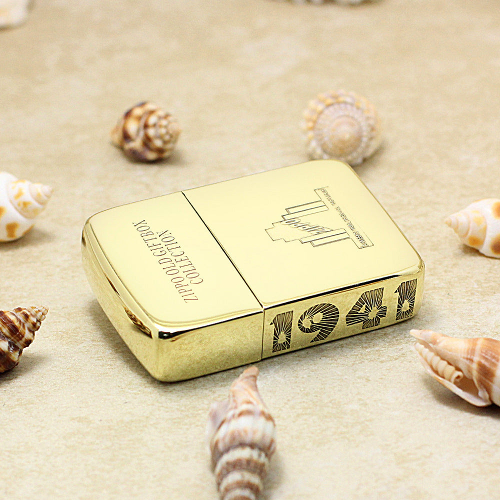 Zippo 1941 Replica High Polish Brass 'First Model Box' - CC34