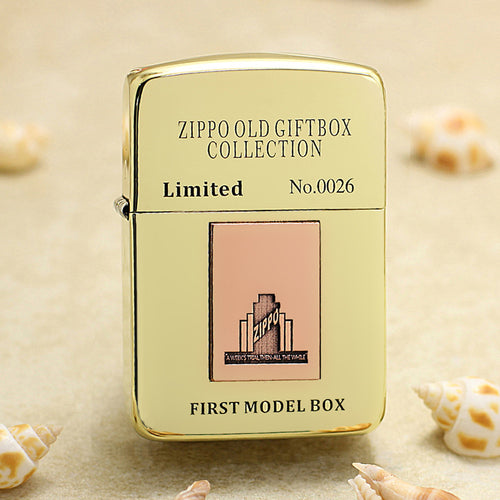 Zippo 1941 Replica High Polish Brass 'First Model Box' - CC34