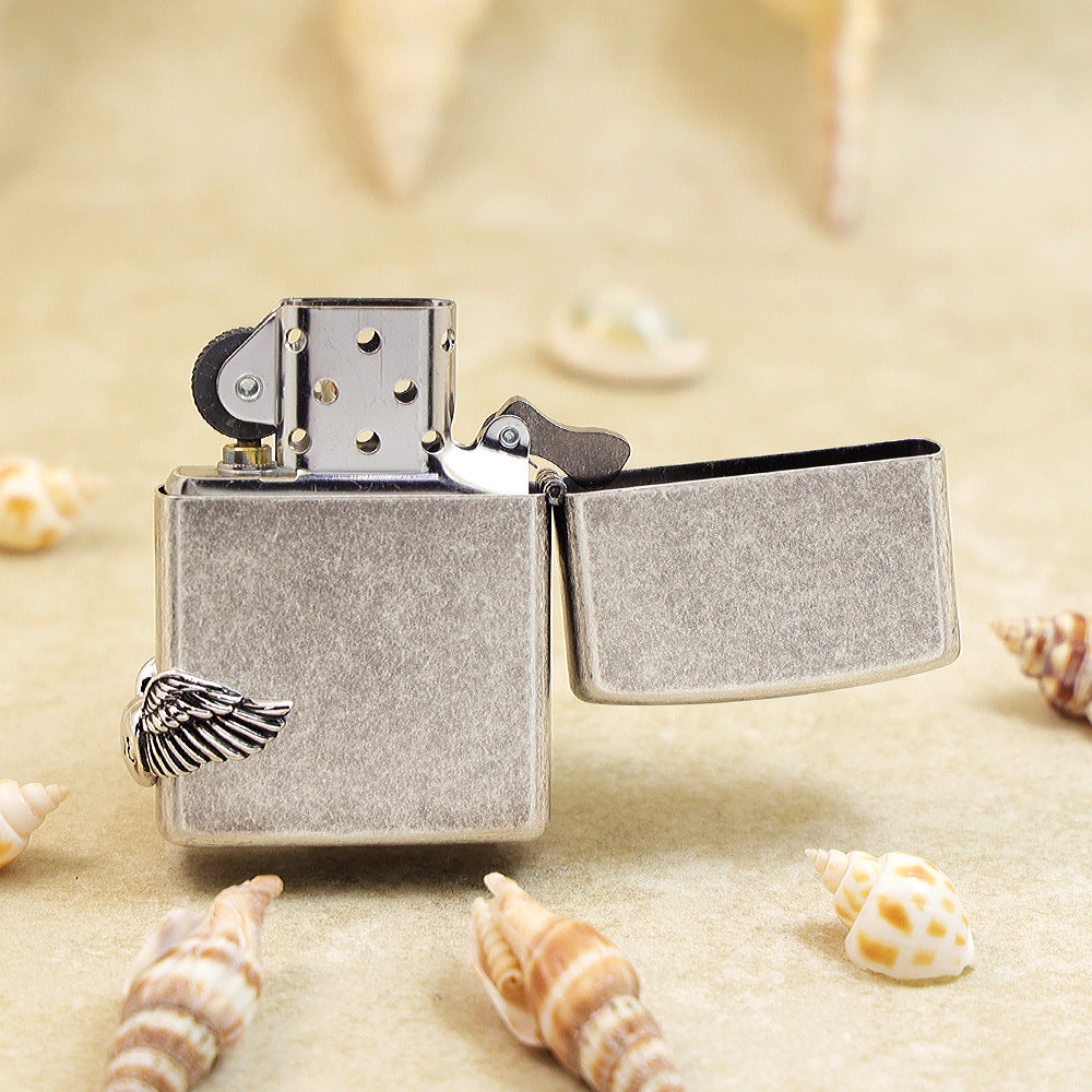 Zippo Angel with Wing (Antique Silver) - KR02