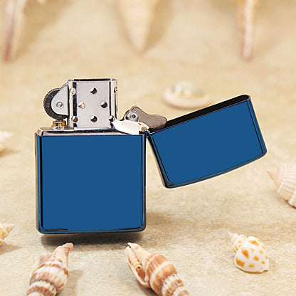 Zippo Anniversary Ribbon Heart (Blue Ice Silver Heart) - JP14
