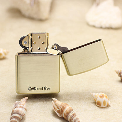 Zippo Antique Brass Deep Carved Warrior First Charge Relief - CC118