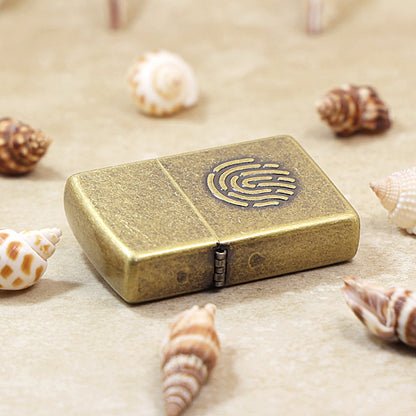 Zippo Antique Brass Fingerprint Code DS80