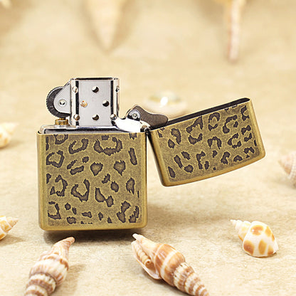 Zippo Antique Brass Leopard (Safari Series) - KR11