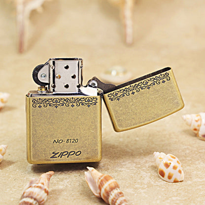 Zippo Antique Brass Nezha 205-DS97