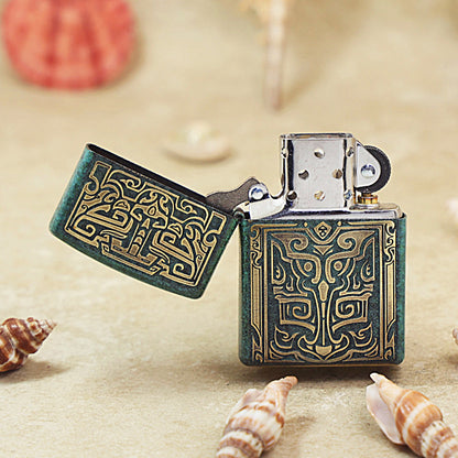 Zippo Antique Bronze 'Dragon Totem' - DS137