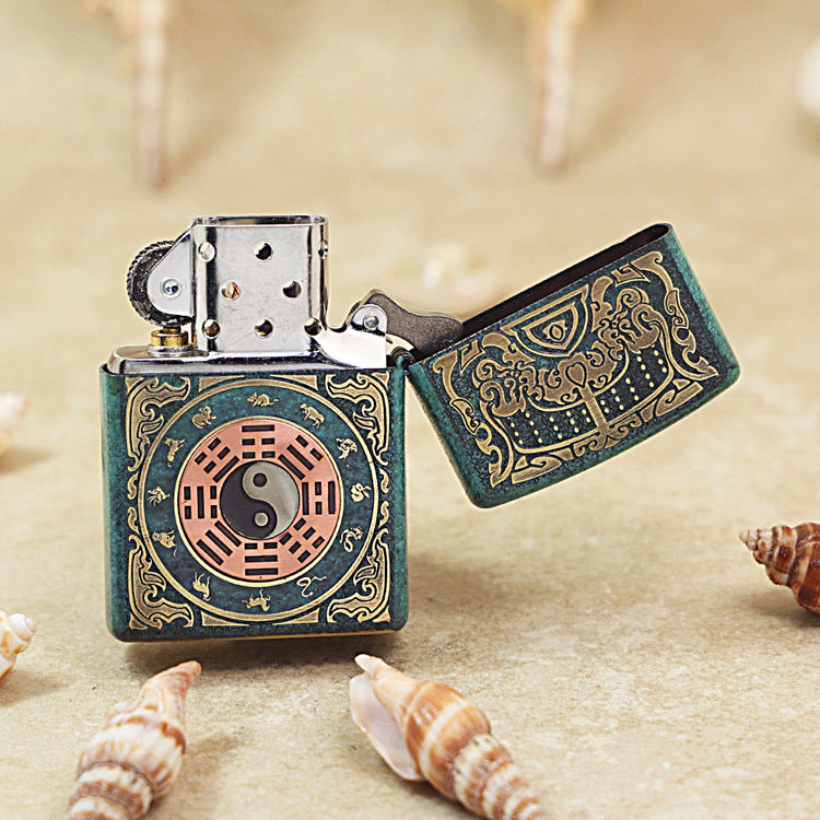 Zippo Antique Bronze 'Dragon Totem' - DS137