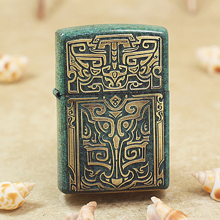 Zippo Antique Bronze 'Dragon Totem' - DS137