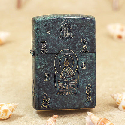 Zippo Antique Bronze 'Zen Buddhist Totems' - DS141