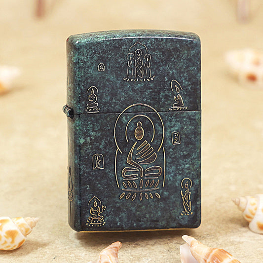 Zippo Antique Bronze 'Zen Buddhist Totems' - DS141