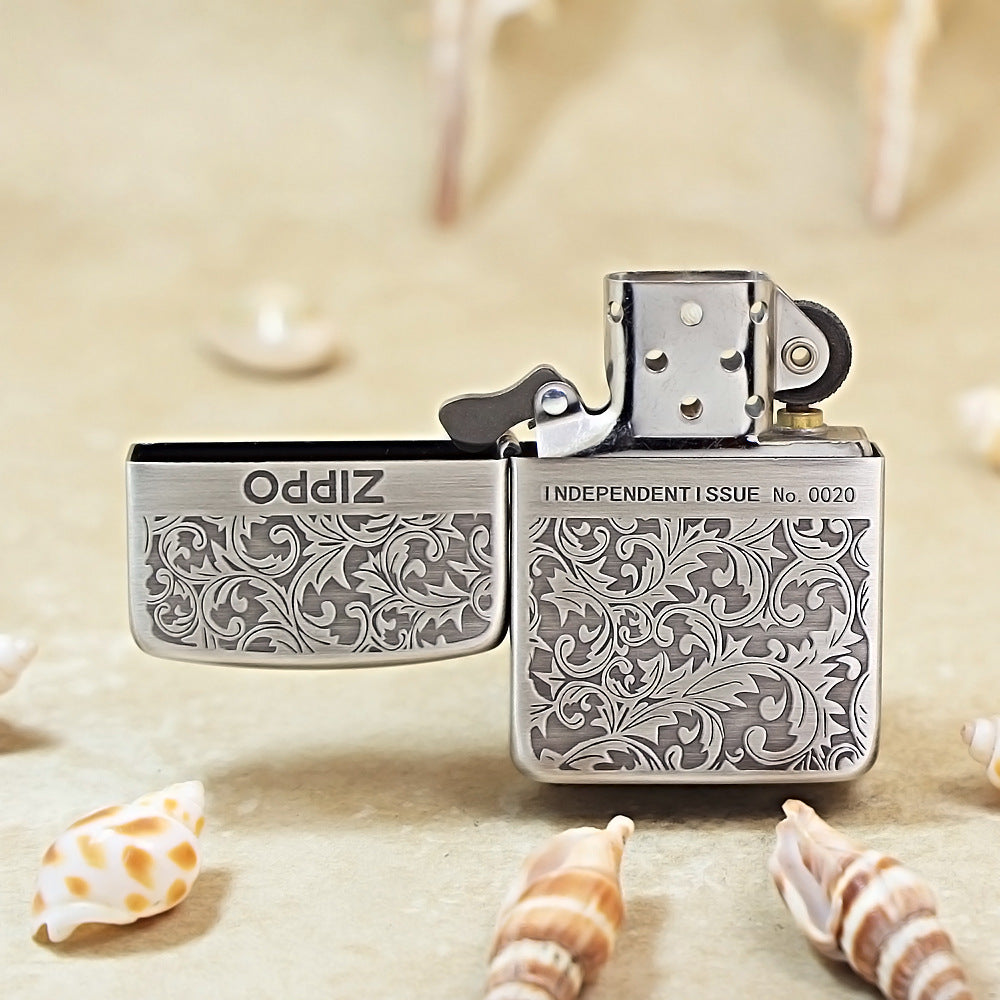 Zippo Antique Silver Arabesque Flora & Plant Series 1941-DS03