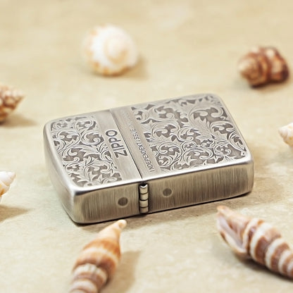 Zippo Antique Silver Arabesque Flora & Plant Series 1941-DS03