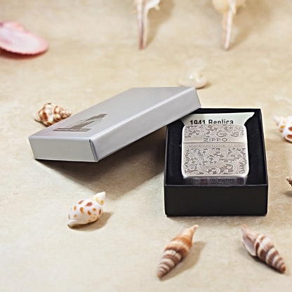 Zippo Antique Silver Arabesque Flora & Plant Series 1941-DS03
