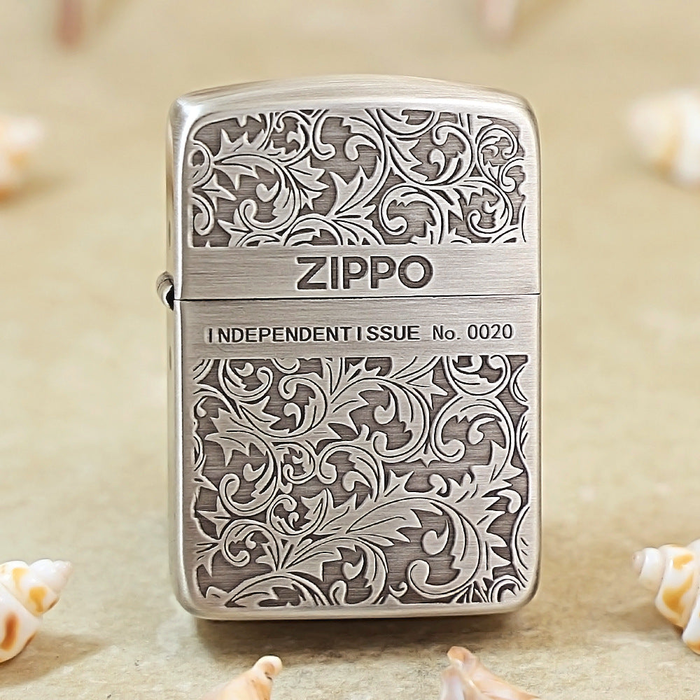 Zippo Antique Silver Arabesque Flora & Plant Series 1941-DS03