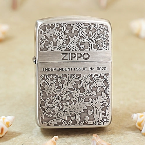 Zippo Antique Silver Arabesque Flora & Plant Series 1941-DS03