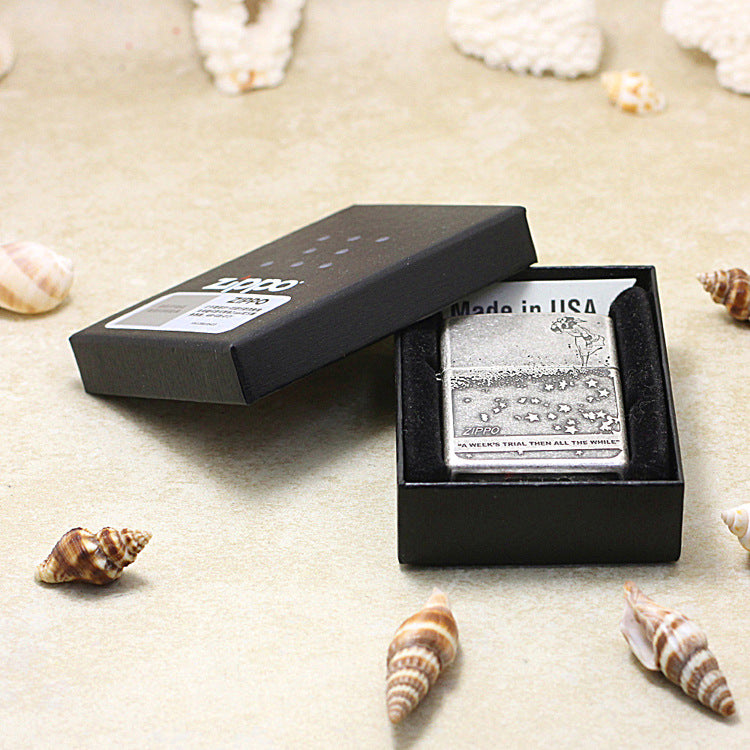 Zippo Antique Silver Lady in the Wind - DS154