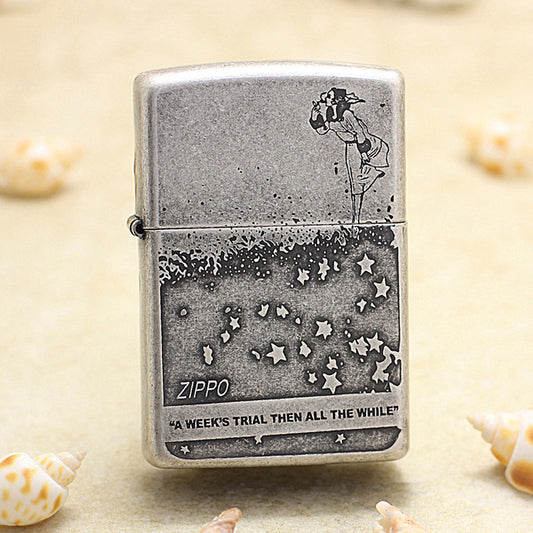 Zippo Antique Silver Lady in the Wind - DS154