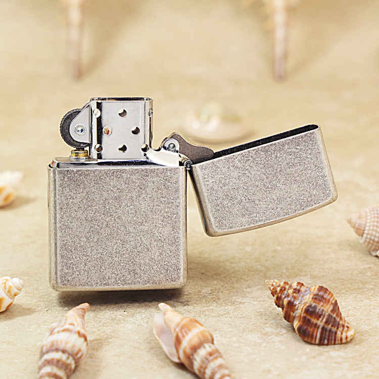 Zippo Antique Silver Moon & Cat 205-DS15