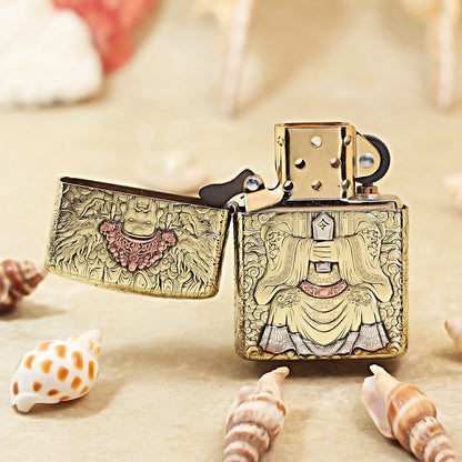 Zippo Armor Antique Brass 'Dragon Emperor Fifth Lord' - CC41