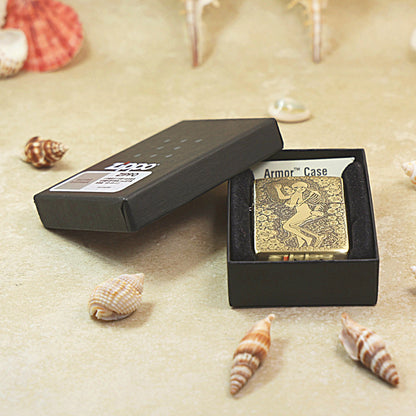 Zippo Armor Antique Brass 'Eternal Embrace' - CC23