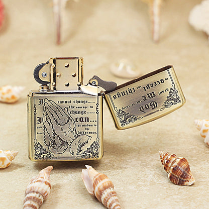 Zippo Armor Antique Brass 'Guardian Angel' - CC08