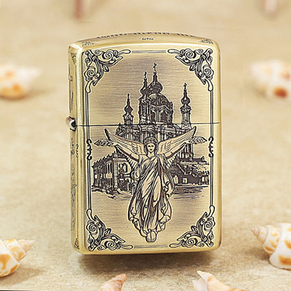 Zippo Armor Antique Brass 'Guardian Angel' - CC08
