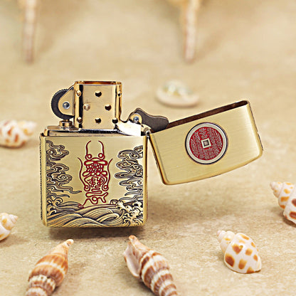 Zippo Armor Antique Brass Zhenwu Emperor - CC66
