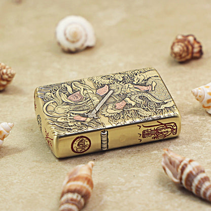Zippo Armor Antique Brass Zhenwu Emperor - CC66