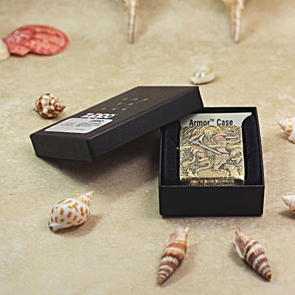 Zippo Armor Antique Brass Zhenwu Emperor - CC66