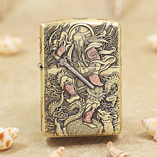 Zippo Armor Antique Brass Zhenwu Emperor - CC66