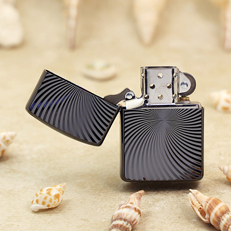 Zippo Armor Black Ice Titanium Swirl - JP31
