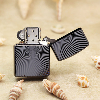 Zippo Armor Black Ice Titanium Swirl - JP31