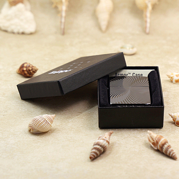 Zippo Armor Black Ice Titanium Swirl - JP31