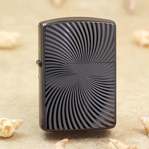 Zippo Armor Black Ice Titanium Swirl - JP31