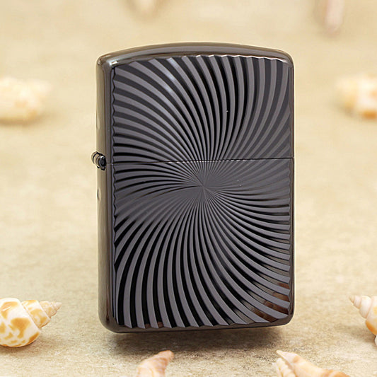 Zippo Armor Black Ice Titanium Swirl - JP31