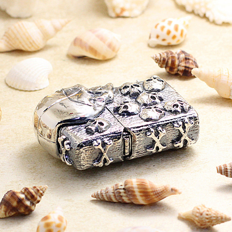 Zippo Armor Deep Carve Skull Emblems - JP46