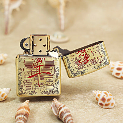 Zippo Armor High Polish Brass Avalokitesvara Bodhisattva - CC69