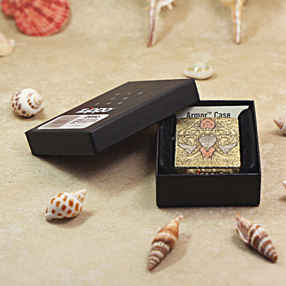 Zippo Armor High Polish Brass Avalokitesvara Bodhisattva - CC69