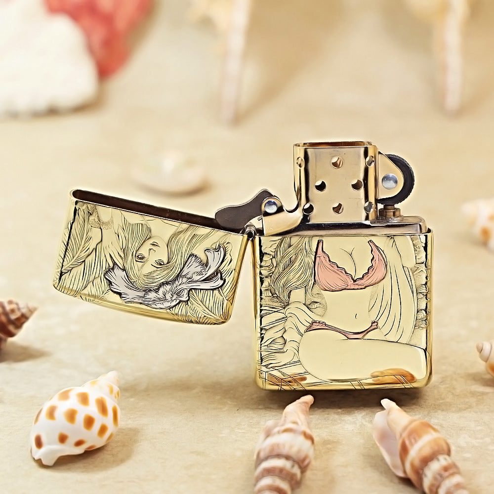 Zippo Armor High Polish Brass Beach Beauty - CC47