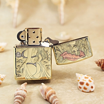 Zippo Armor High Polish Brass Beach Beauty - CC47