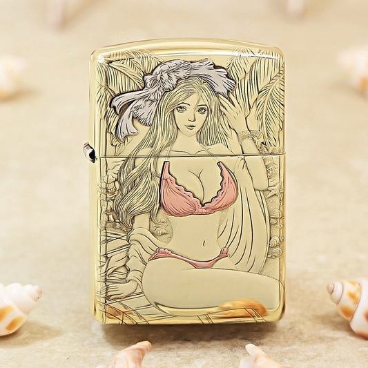 Zippo Armor High Polish Brass Beach Beauty - CC47