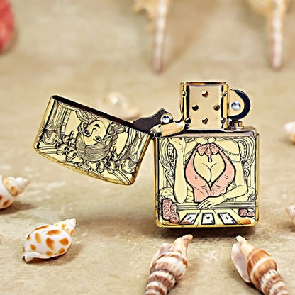 Zippo Armor High Polish Brass 'Casino Dealer' - CC16