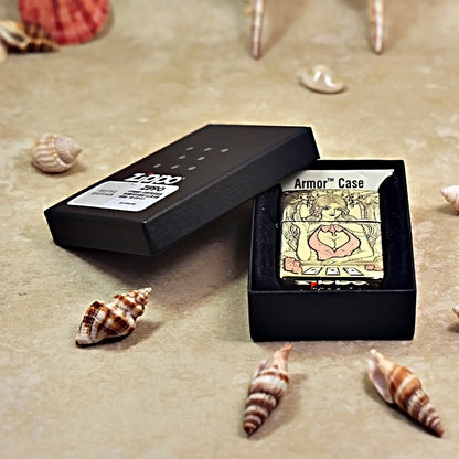 Zippo Armor High Polish Brass 'Casino Dealer' - CC16